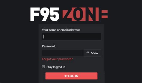 f95 log in